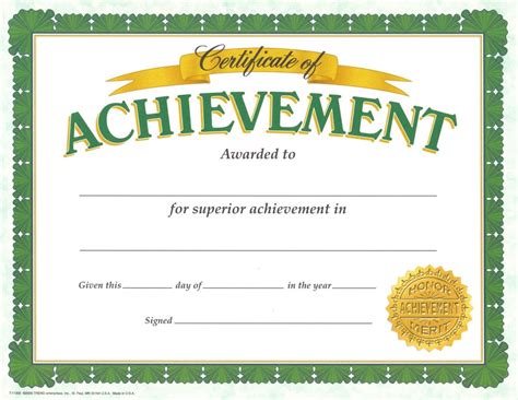 Get Our Image of Academic Achievement Certificate Template | Certificate of achievement template ...