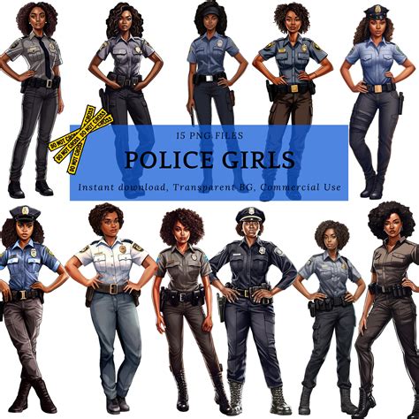 Black Woman Police Officer Police Girl Png Girl (Download Now) - Etsy