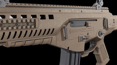 3D model Beretta ARX-160 assault rifle VR / AR / low-poly | CGTrader