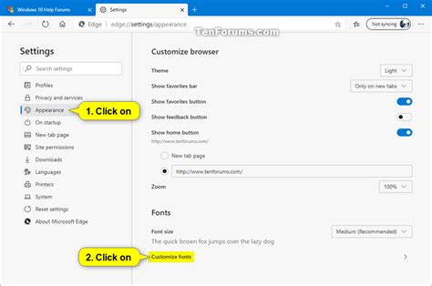 How to Change Font Size and Style in Microsoft Edge Chromium | Tutorials