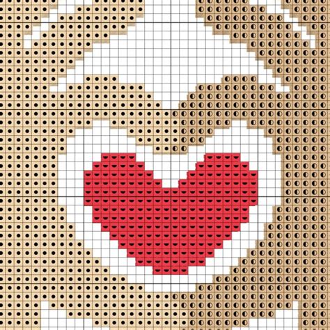 Heart Hand Cross Stitch Pattern – Daily Cross Stitch