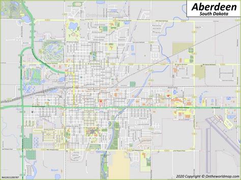 Aberdeen Map | South Dakota, U.S. | Discover Aberdeen with Detailed Maps