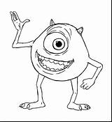Mike Wazowski Coloring Pages Inc Monsters Monster Sully Drawing Sulley  sketch template