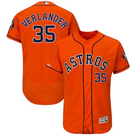 Justin Verlander Houston Astros Majestic Alternate Flex Base Authentic ...