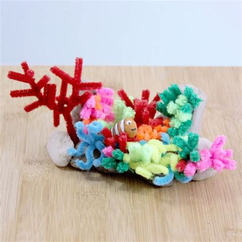 Coral reef craft, Ocean crafts, Jellyfish craft