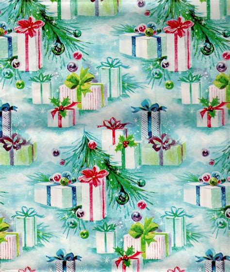 54 best Vintage Christmas Wrapping Paper images on Pinterest | Vintage ...