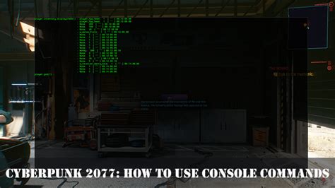 Cyberpunk 2077: How to Use Console Commands – GameSkinny