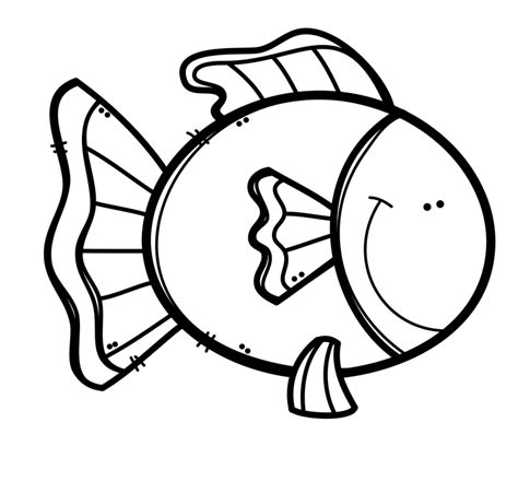 Animated Fish Coloring Page