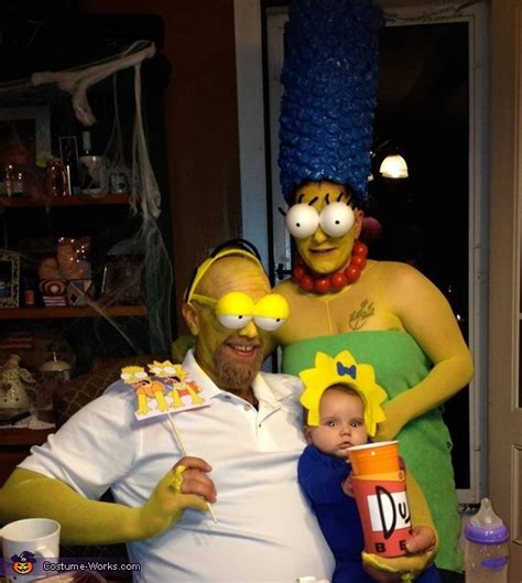 The Simpsons - Family Halloween Costume | Creative DIY Ideas