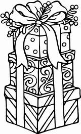 Presents  Christmas Coloring Pages Printable christmas coloring sketch template