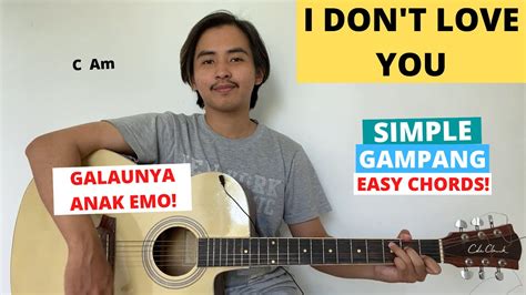 CHORD SIMPLE GAMPANG (I Don't Love You - My Chemical Romance) (Tutorial Gitar) Easy Guitar ...