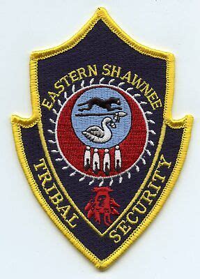 EASTERN SHAWNEE INDIAN TRIBE OKLAHOMA OK TRIBAL SECURITY police PATCH ...