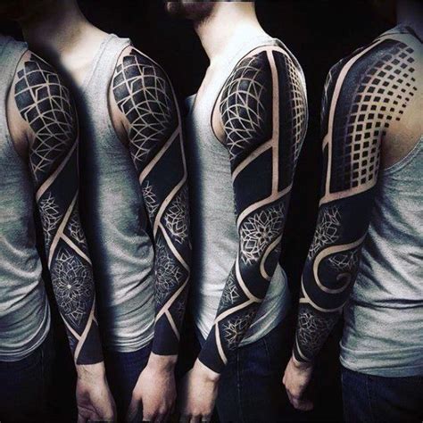 Tattoo Trends - 75 Black And White Tattoos For Men - Masculine Ink ...