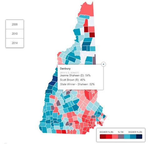 N.H. Map: How Has Your Town Voted In Recent Elections? | New Hampshire Public Radio