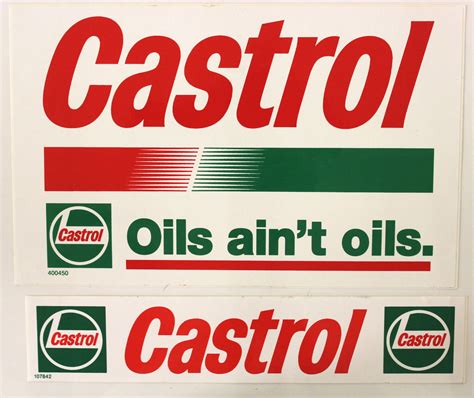 Castrol Stickers 2 Pack