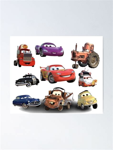 "cars Lightning Mcqueen" Poster for Sale by StPatricksIrish | Redbubble