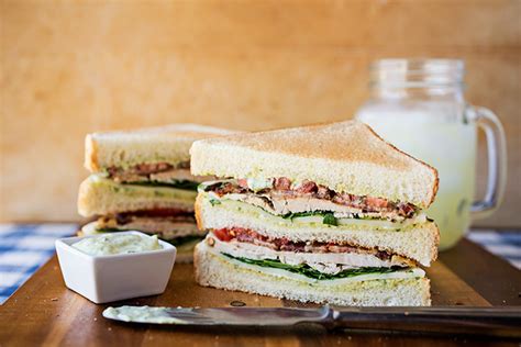 Turkey Club Sandwich | The Cozy Apron