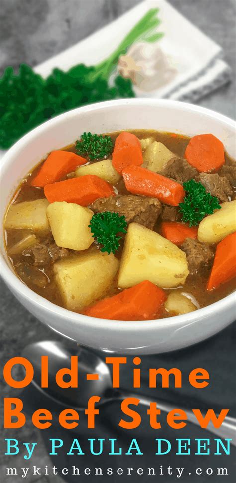 Paula Deen’s Old-Time Beef Stew Recipe | Beef stew recipe, Easy beef stew recipe, Stew recipes