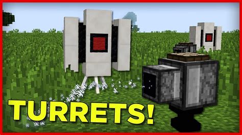 Defence Turrets in Minecraft 1.13 - YouTube