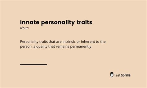 Acquired vs innate personality traits in the workplace - TestGorilla