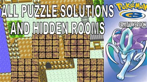 All puzzle solution and hidden rooms location in Ruin of Alph in Pokémon Crystal - YouTube