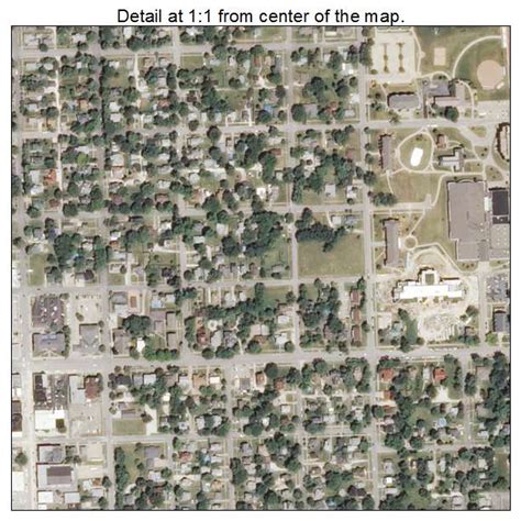 Aerial Photography Map of Monmouth, IL Illinois