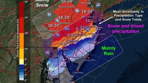 NJ weather: Forecast calling for 24 inches of snow in parts of state