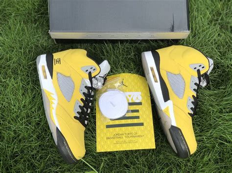 Air Jordan 5 Retro T23 “Tokyo” Varsity Maize 454783-701 - FavSole.com