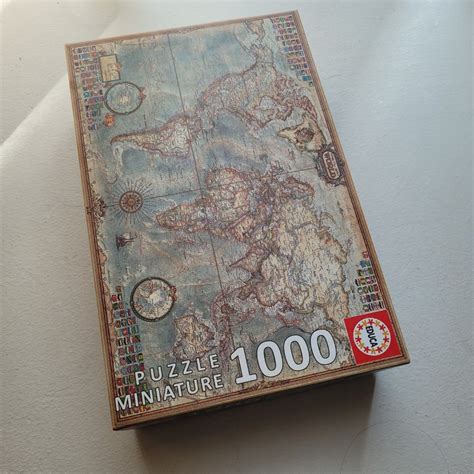 World Map 1000 piece miniature puzzle, Hobbies & Toys, Toys & Games on ...