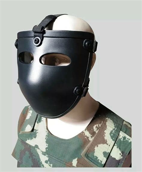 Ballistic Bullet Proof mask 3A level tactical defense face | Etsy