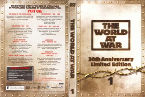 World At War Boxset 30th Anniversary DVD 1 - TV DVD Custom Covers ...