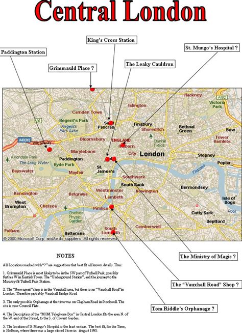 Central London City Map | Map of London Political Regional