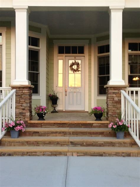 front porch post trim | Front porch remodel | Pinterest