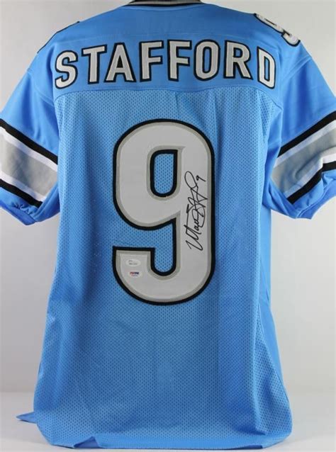 Lot Detail - Matthew Stafford Signed Detroit Lions Jersey (PSA/DNA)