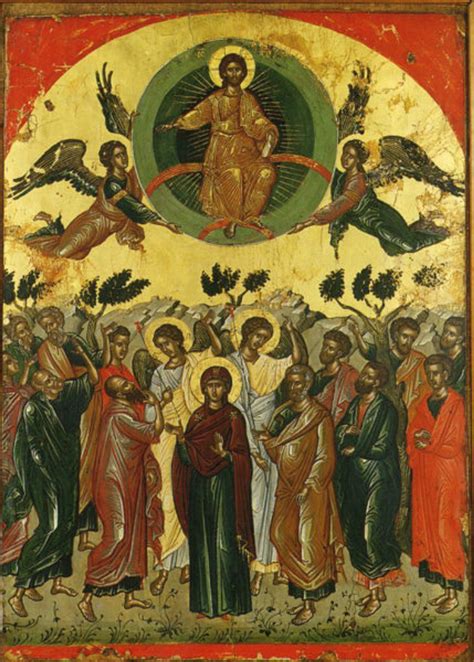 Ascension of Christ Icon - OrthodoxGifts.com