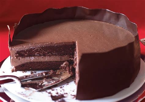 Chocolate Panna Cotta Layer Cake Recipe | Bon Appétit