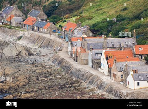 The village of Crovie, Aberdeenshire, Scotland Stock Photo, Royalty ...