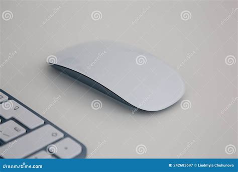 Wireless Mouse. New Model Multicolored Apple IMac Stock Image - Image ...