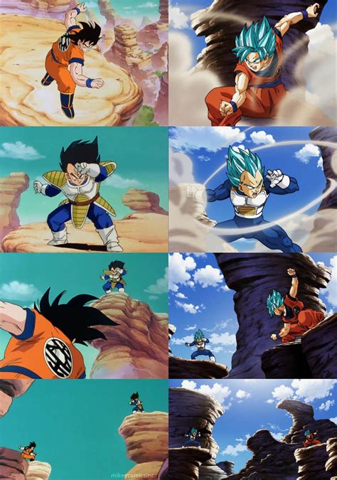 Final episode of Super makes a great reference to the first Goku vs Vegeta battle : r ...