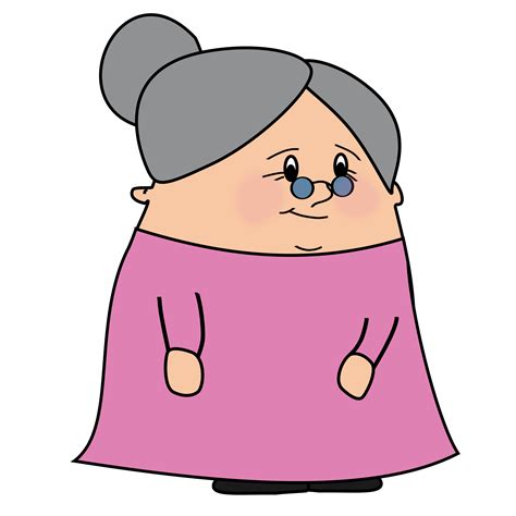Clipart - Old Lady