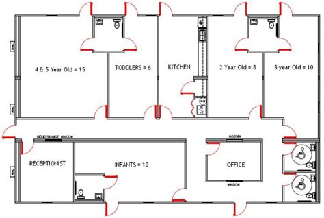 Image result for SMALL DAYCARE CENTER SETUP | Daycare floor plans ...