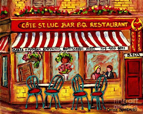 Rotisserie Cote St Luc Bbq Paris Style Sidewalk Cafe Romantic Bistro ...