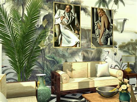 Art Deco Living Room by Flubs79 at TSR » Sims 4 Updates