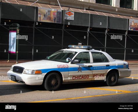 Chicago police car Stock Photo - Alamy