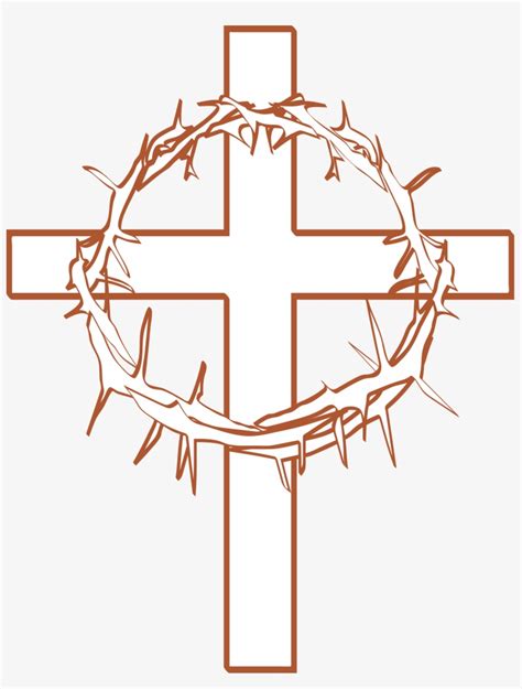 Cross With Crown Of Thorns Clipart - Crown Of Thorns On Cross Transparent PNG - 2550x3242 - Free ...