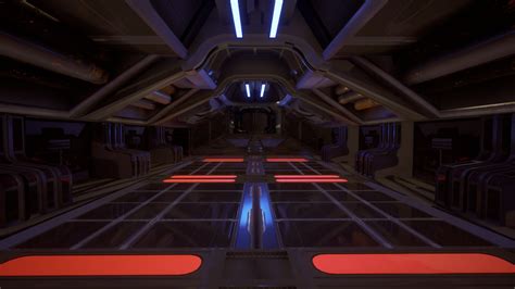 Sci Fi Space Station Interior in Environments - UE Marketplace