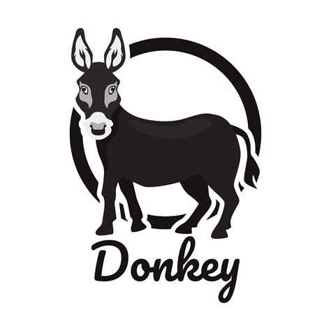 Donkey Vector Svg