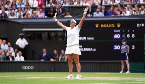 Ons Jabeur reaches Wimbledon final: I'm very proud of me