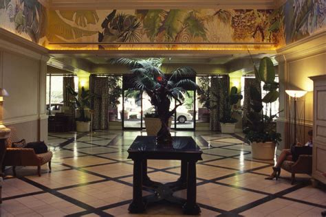 Custom Made Tropical Art Deco Hotel Lobby Murals by Mark Venaglia ...