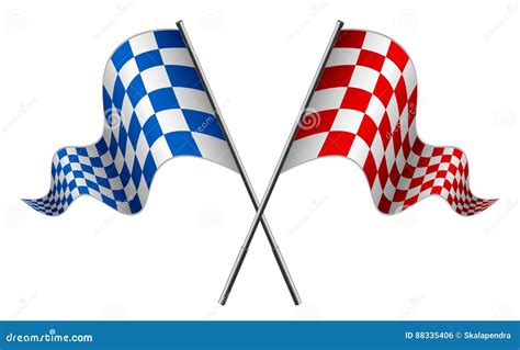 Racing flag stock vector. Illustration of design, sport - 88335406